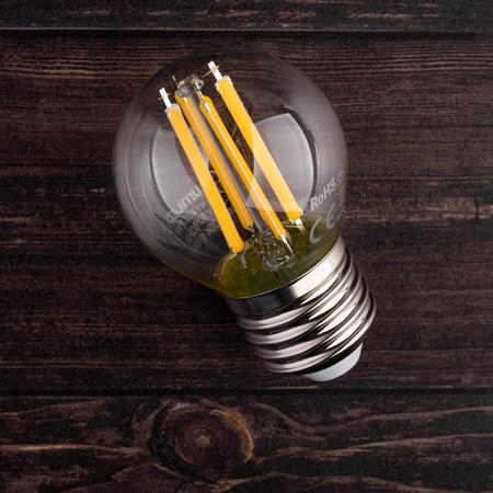 Záhradná vonkajšia svetelná reťaz Girland 20m 40x žiarovky E27 7W 3000K MALUS Lumiled