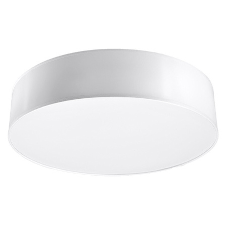 Povrchové stropné svietidlo 4x E27 Plafond Round White Minimalist Arena Sollux