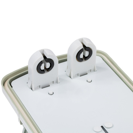 Ohňovzdorné svietidlo 60cm 2xT8 G13 IP65 + LED žiarivky 9W 6500K Lumiled