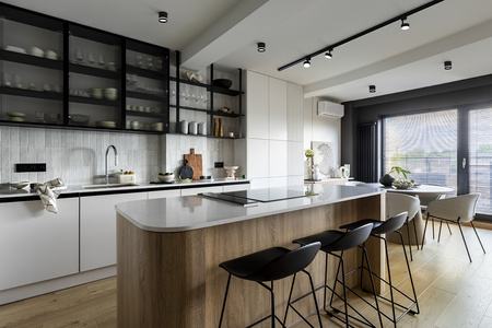 Bodové svietidlo 1 fáza GX53 čierna Moderný profil PUCK 10358 Nowodvorski