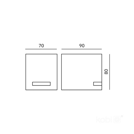 Záhradné vonkajšie nástenné svietidlo GU10 IP44 Grey Quazar Kobi