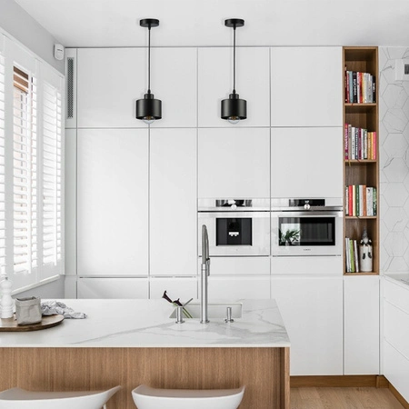 Stropné závesné svietidlo Masterled E27 Black Elza