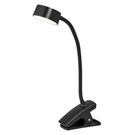 LED stolná lampa Clip nastaviteľná 4,8 W 221lm CCT stmievateľná čierna Kancelárska linka Ledvance