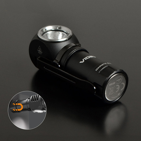 Nabíjateľná LED hlavová baterka 10W 600lm 4 režimy USB-C Vodotesné IP68 Videx