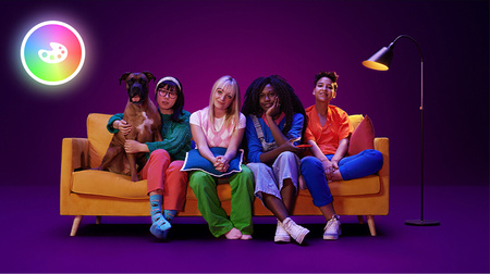 LED žiarovka E27 guľka P45 4,9W = 40W 470lm 2200-6500K RGB + TW Smart SMART WiFi Bluetooth App WiZ Philips