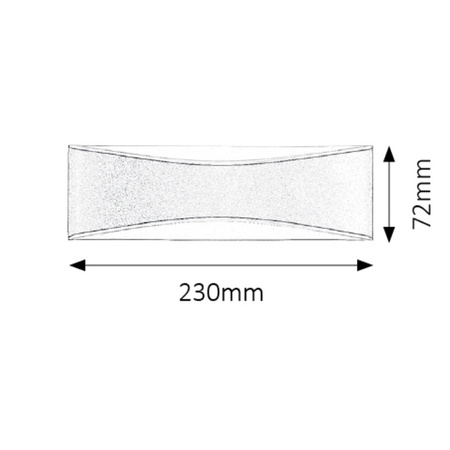 Vonkajšie záhradné svietidlo Fasádne nástenné svietidlo 7W 796lm 4000K IP65 antracit Minimalist Birmingham Rabalux