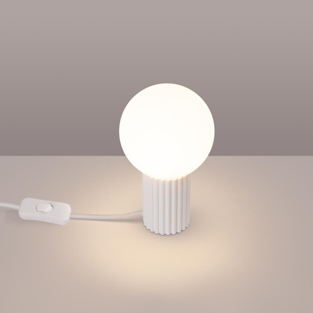 Stolná stolová lampa G9 Round White Modern Matte Halo Sollux