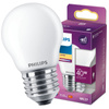 LED žiarovka E27 guľka P45 4,3W = 40W 470lm 2700K teplá biela FILAMENT LED Classic Philips