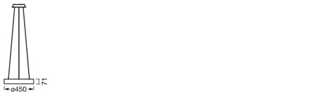 LED stropné závesné svietidlo 18,5 W 500 lm CCT stmievateľné strieborné SMART+ WiFi Sun@Home Ledvance