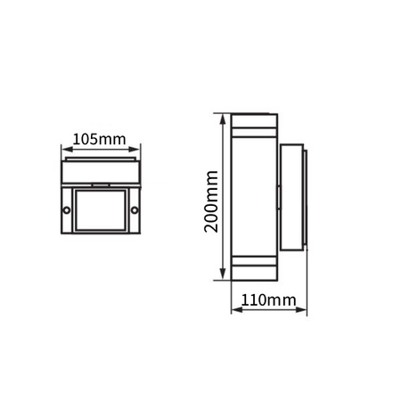 Vonkajšie záhradné svetlo GU10 120° čierne IP54 so senzorom pohybu Inez Masterled