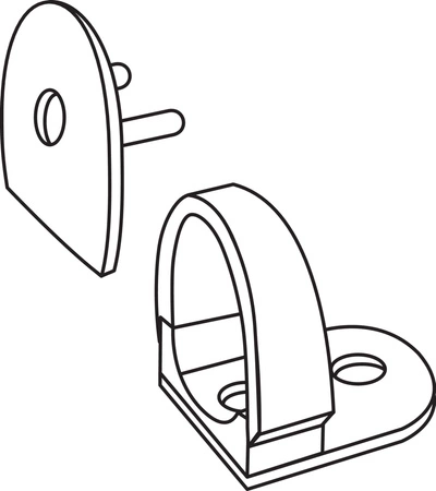 Montážna konzola pre hliníkové profily HANDLE Kanlux 2ks.