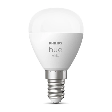 LED žiarovka E14 guľka P45 5,7W = 40W 470lm 2700K teplá biela SMART Smart Bluetooth ZigBee White Philips HUE