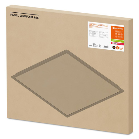 LED panelové stropné svetlo 33W 4320lm 4000K, neutrálna biela stmievateľné povrchovo montované biele 62x62cm Zigbee Comfort Ledvance