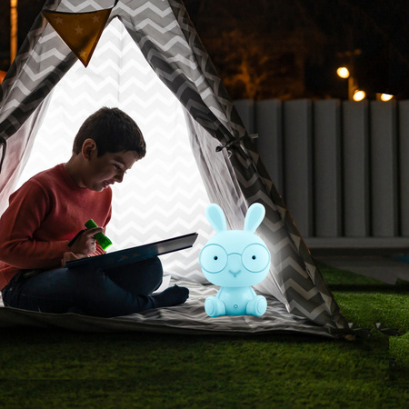 Dekoratívna lampa 2,5 W 59 lm modrá stmievateľná Sanico Rabbit Goldlux