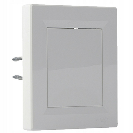 Krytka biela s rámom SCHNEIDER ASFORA