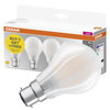 4x LED žiarovka A60 B22d 6,5W = 60W 806lm 2700K teplá biela 300° BASE Osram