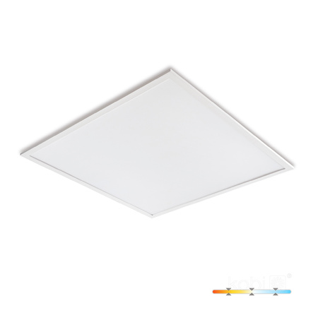 LED povrchový panel 40W 5200lm 120° CCT Coffer White 60x60cm Capri Pro Kobi