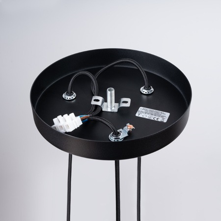 Závesné stropné svietidlo 3x G9 Tubular Black Modern Arche Sollux