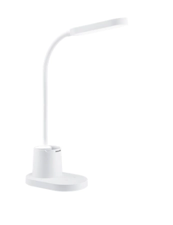 Stolná LED lampa 7W 200lm 3000-5700K CCT USB biela stmievateľná dotykové vedro Philips