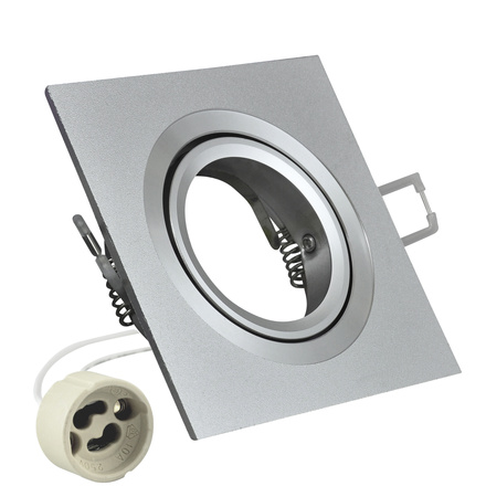 Bodové svietidlo GU10 strieborné SOUTH OPAL Sanico Goldlux na zapustenie