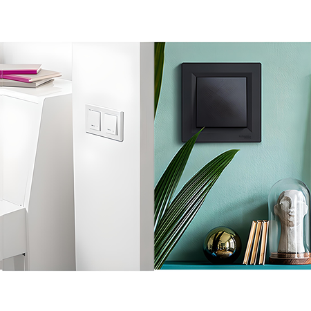 Tlačidlový spínač svetla Jednopólový jednopólový spínač SCHNEIDER ASFORA