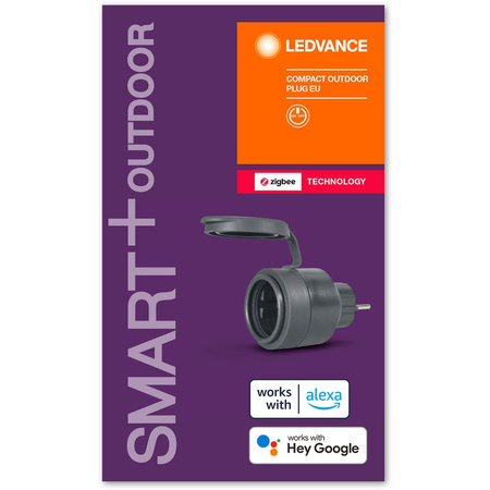EU 230V 3680W 16A LEDVANCE SMART+ ZigBee inteligentná vonkajšia zásuvka