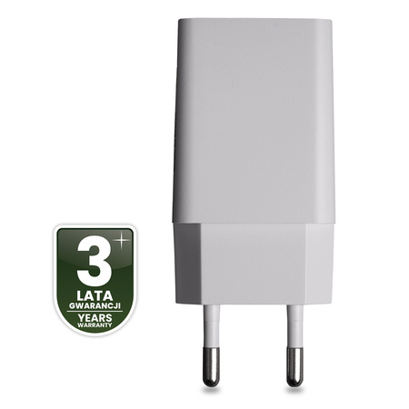 Nabíjačka 1x USB 5V/1A DC adaptér Stolná lampa biela Lumiled