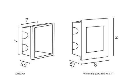 LED nástenné svietidlo Inox F 04 1,5 W 64 lm 3000K Teplé vonkajšie fasádne svetlo Su-Ma