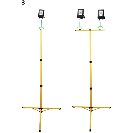Stojan na LED reflektory univerzálny žltý Sanico Goldlux