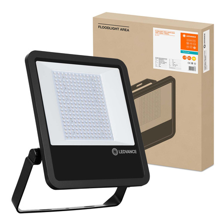 LED reflektory vonkajšie reflektory 145W 18400lm 3000K IP65 čierne reflektory Ledvance