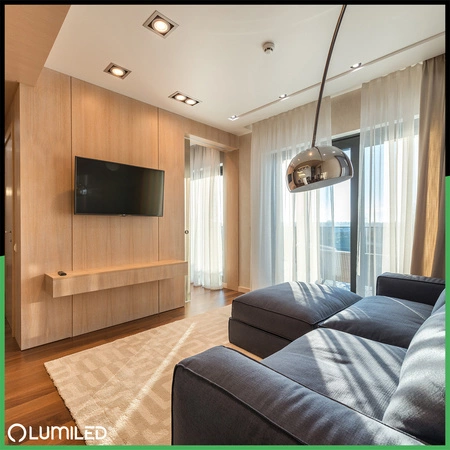 LED žiarovka G53 reflektor AR111 15W = 100W 1521lm 3000K teplá biela 24° 12V Silver LUMILED