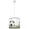 Stropné závesné svietidlo E27 Oval White Black Modern Ball Sollux