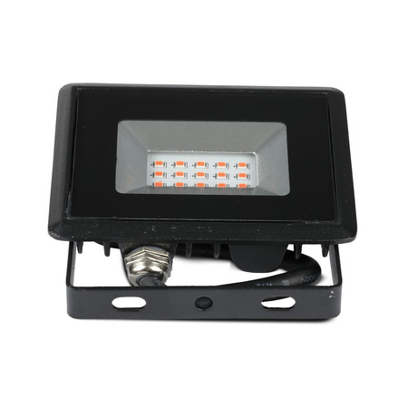 LED reflektor 10W 850lm IP65 čierne červené svetlo SMD VT-4011-C V-TAC