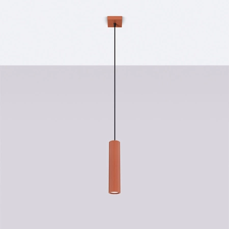 Závesné stropné svietidlo Tuba Spot 1x GU10 Ochre Red Carbon Deep Space SL.1630 Sollux