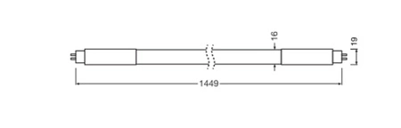 LED žiarivka T5 G5 31W = 49W 4000lm 6500K studená biela 160° 145cm SubstiTUBE TUBE Osram
