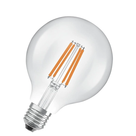 LED žiarovka G95 Sphere E27 5W = 75W 1055lm 2700K teplá biela 330° Filament CLASSIC ENERGY EFFICIENCY Osram