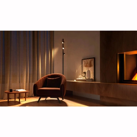 Sada nástenného osvetlenia Rail Kit 150 cm + 3x LED reflektor 15,6 W 1530 lm IP20 biely a farebný Ambiance RGB + TW Black Smart SMART Zigbee Bluetooth Perifo Philips HUE