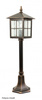 Záhradné svietidlo Vonkajší stĺpik E27 Benátky Lucerna K 5002/3/KW 76cm čierna Su-Ma
