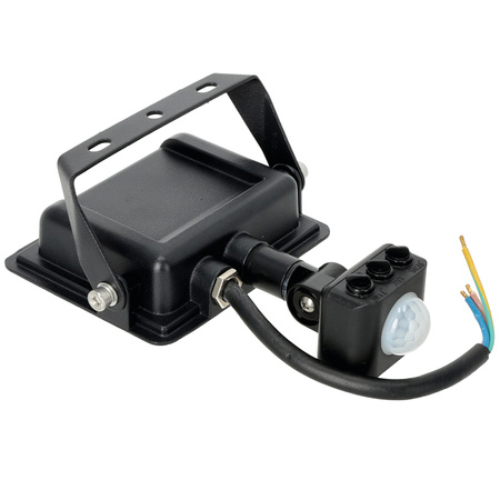 LED reflektor Halogén 30W 2505lm 4000K IP65 Black Motion Sensor MH Kobi
