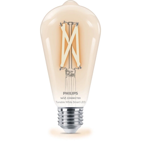 LED žiarovka E27 Edison ST64 7W = 60W 806lm 2700-6500K TW FILAMENT Smart SMART WiFi Bluetooth App WiZ Philips