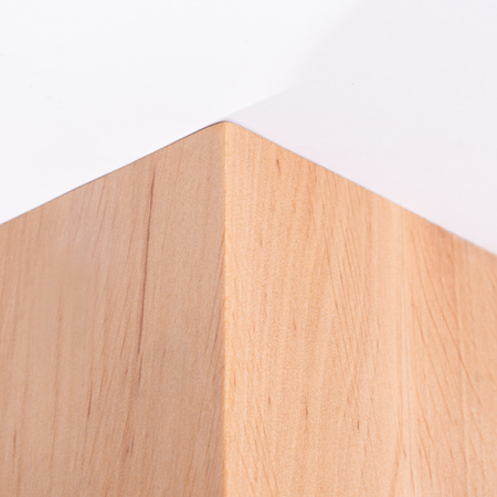 Solis Peach Puff SL.1407 Sollux G9 Stropné svietidlo pre povrchovú montáž Prírodné drevo Biela SL.1407 Sollux