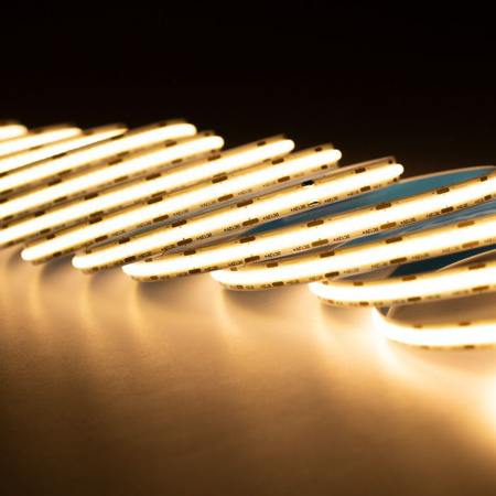 LED pásik COB 7W/m 630lm/m 320LED/m 12V 3000K teplá biela IP20 Roll 5m Ecolight