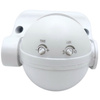 PIR senzor pohybu a súmraku IP44 povrchová montáž biely 12m 180° CP Ecolight