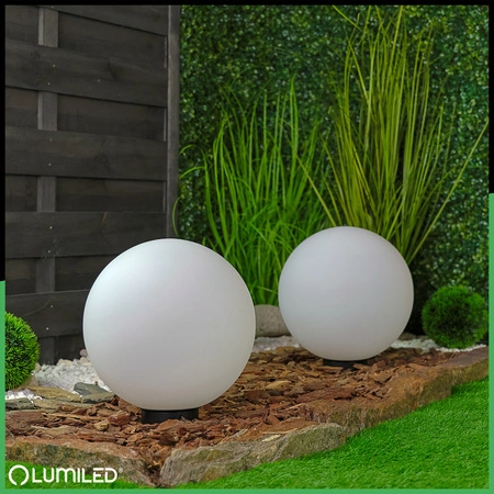 LED 30CM E27 IP65 LUMIKULA2 LUMILED vonkajšie guľové záhradné svietidlo