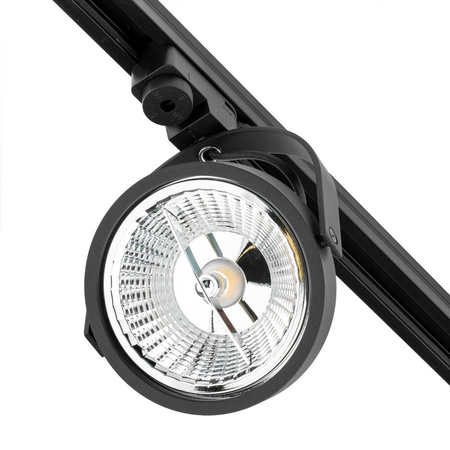 Súprava zbernicového osvetlenia 1m + 2x AR111 LEON GU10 Buslight Black