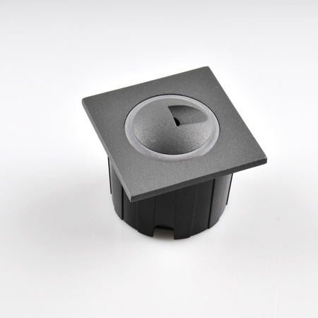 Schodiskové svietidlo 3W 20lm 4000K, neutrálna biela sivá IP44 Q LED Sanico Goldlux