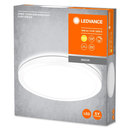 Stropné svietidlo LED Plafond 15W 1100lm 3000K teplá biela stmievateľné Povrchová montáž biela 23,5cm Orbis Ledvance