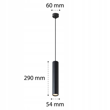 Stropné závesné svietidlo s presahom GU10 nastaviteľné čierne zlato matné Keon Masterled