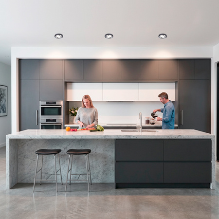 ARIAN MR16 GU10 LUMILED Stropné sklenené halogénové svietidlo Kruhové pohyblivé čierne