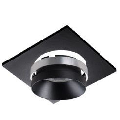 LED GU5.3 GU10 Square Silver Black Simen Kanlux Halogénové bodové svietidlo na zapustenú montáž